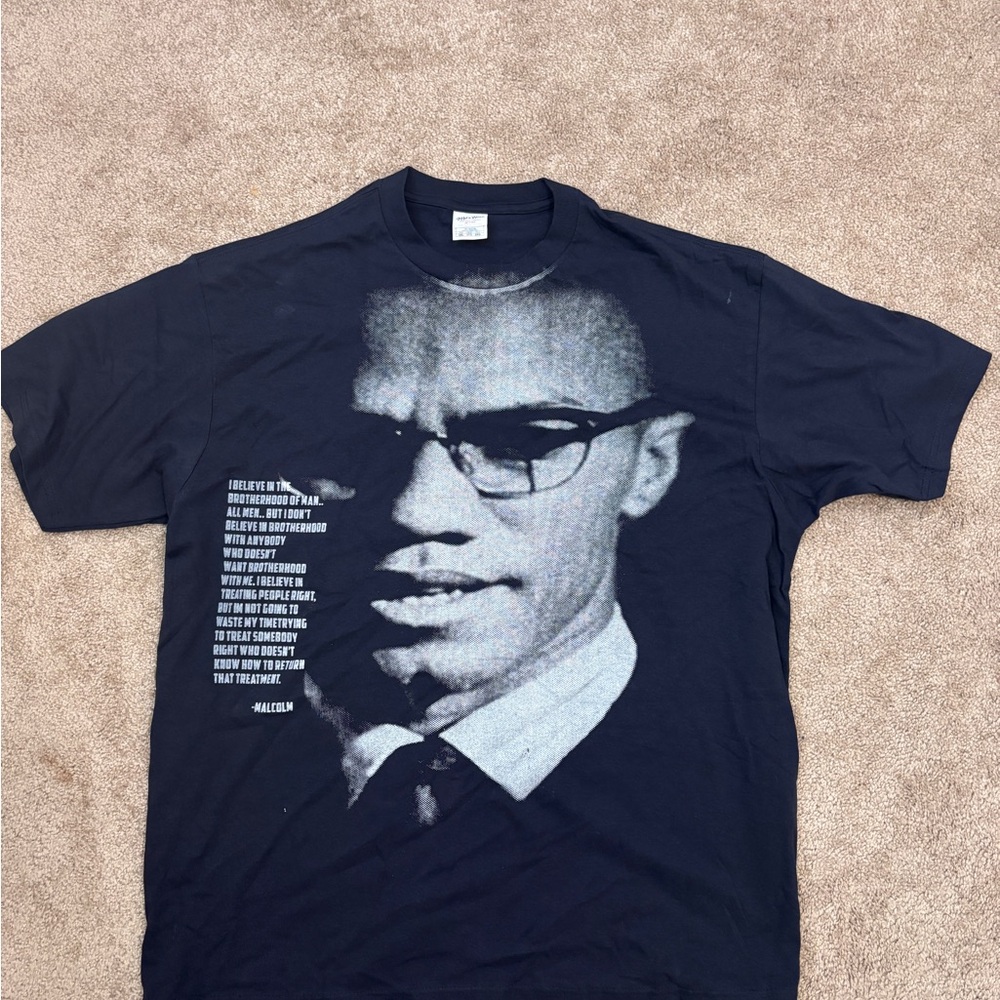 Alstyle Navy Graphic Tee